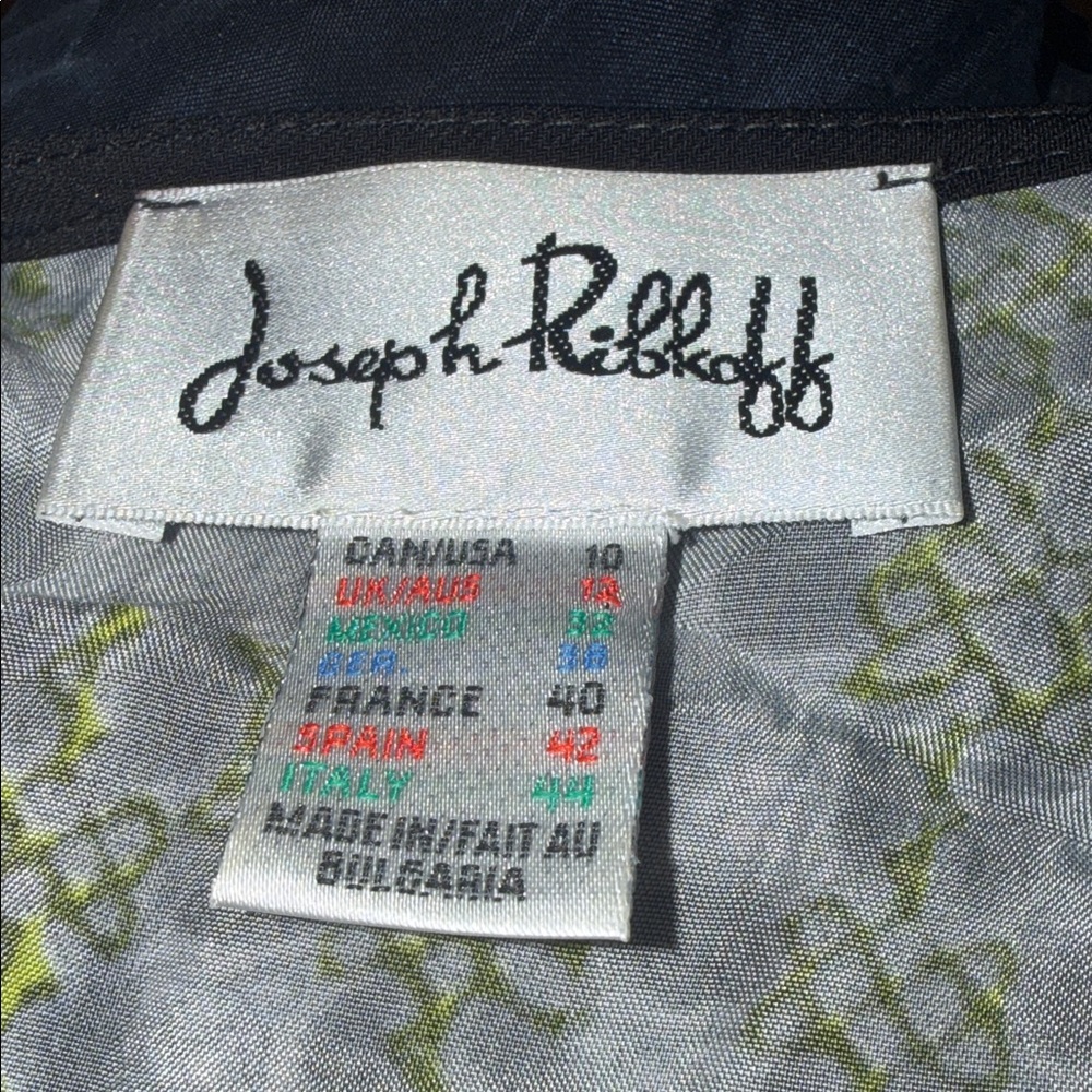 Joseph Ribkoff Multicolor Patchwork Kimono Open C… - image 7